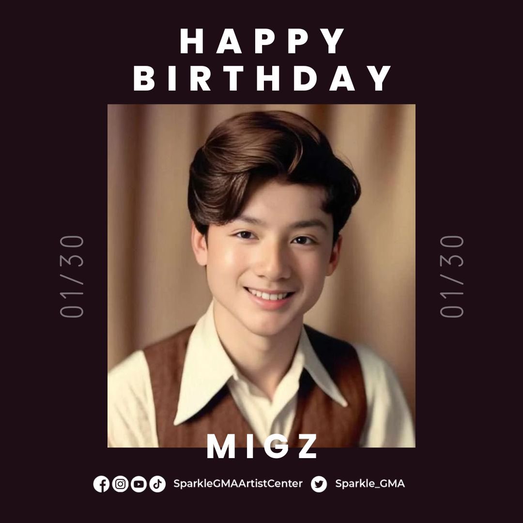 Sparkle_GMA's tweet photo. Happy Birthday to CLOUD 7’s Migz ✨ May your voice always hit the high notes and your life be filled with endless melodies! 🎉🎂🎈🎁
#Migz https://t.co/zOPzSKVxJq