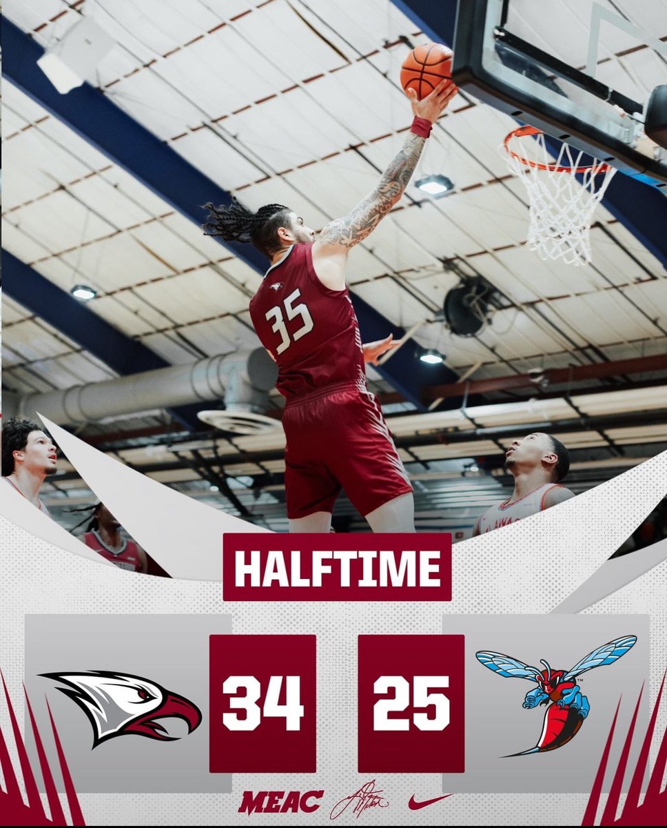 NCCU_MBB's tweet image. Halftime! 2nd half is underway!