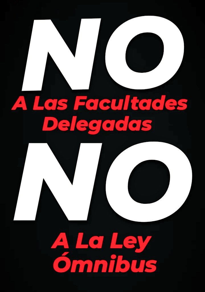 #NoALasFacultadesDelegadas