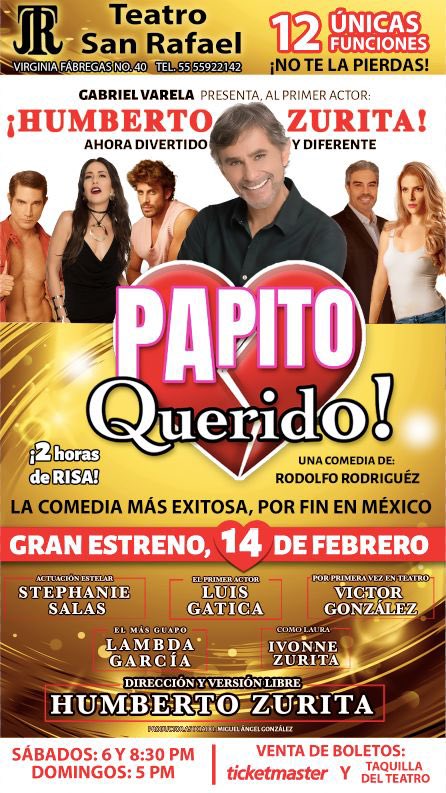 BOLETOS CDMX Teatro San Rafael ➡️ ticketmaster.com.mx/search?q=Papit…