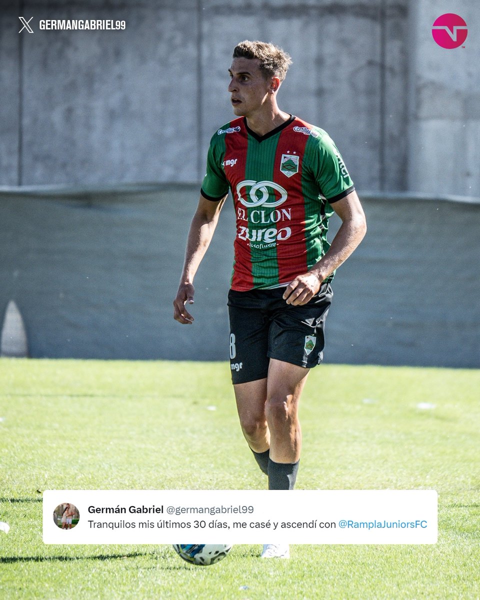🤩💍 El sueño del pibe: Germán Gabriel se casó en plena definición de la B uruguaya y este fin de semana ascendió a primera con Rampla Juniors.