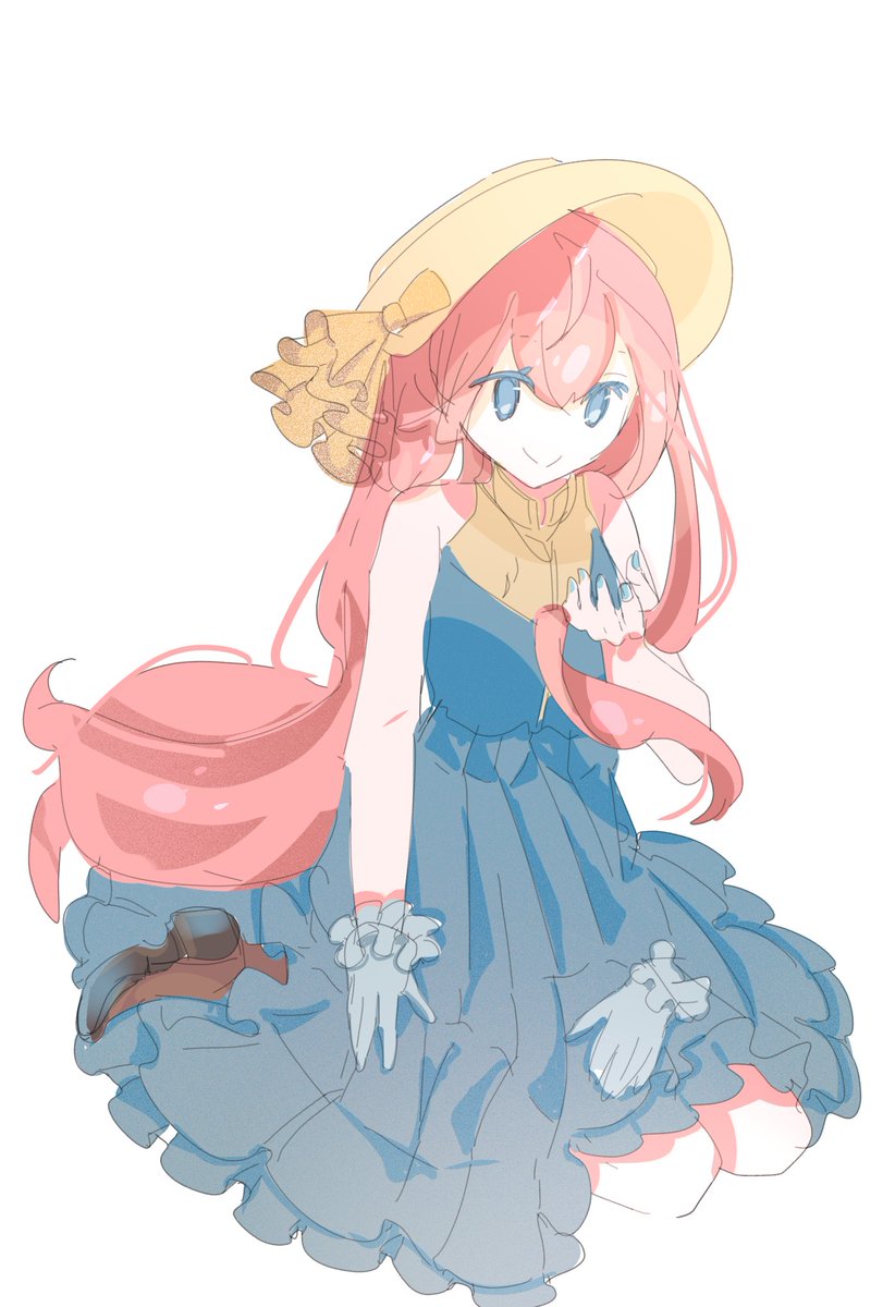 巡音ルカ 「2/4にんめはルカちゃん! 」|かまだ@お絵描きダイエッターのイラスト