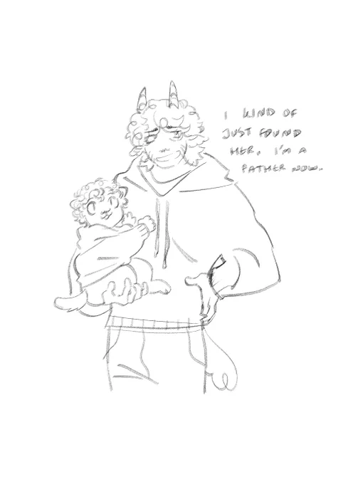 cdream may be a lot of things but he wouldn't be a deadbeat dad ❗️

Au where patches is his daughter throughout the lore :3 