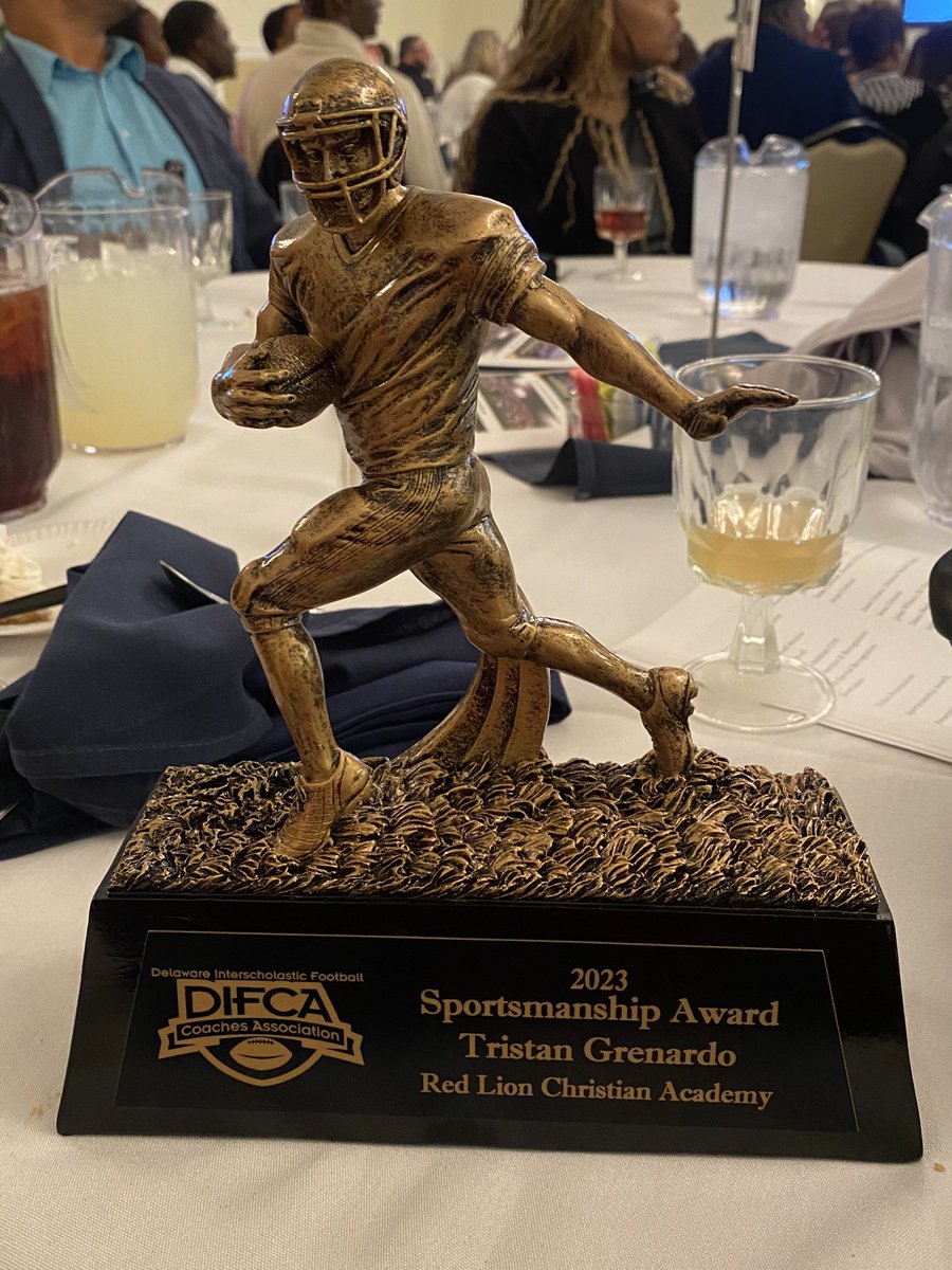 TGrenardo's tweet photo. Honored to be given the 2023 DIFCA Sportsmanship award for RLCA! https://t.co/nSbNiENrXB