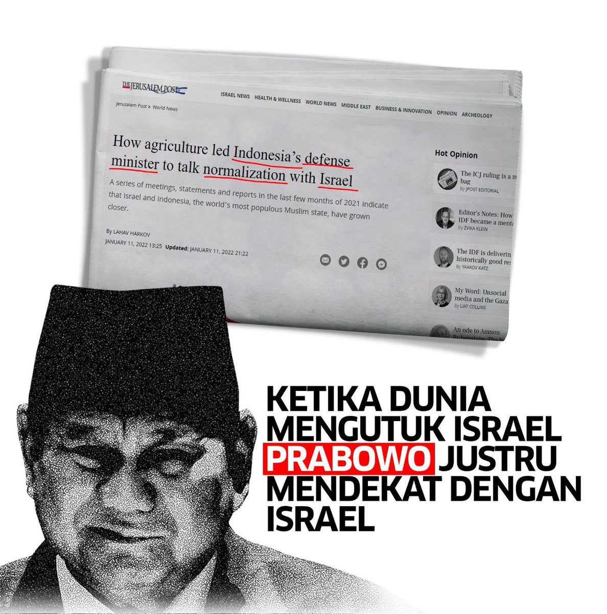 politik! kalo ditanya kenapa ga pilih 02, salah satu alasan terkuat-ku se-simpel "cuz i stand with Palestine. forever"

(sumber: The Jerusalem Post, 2022)