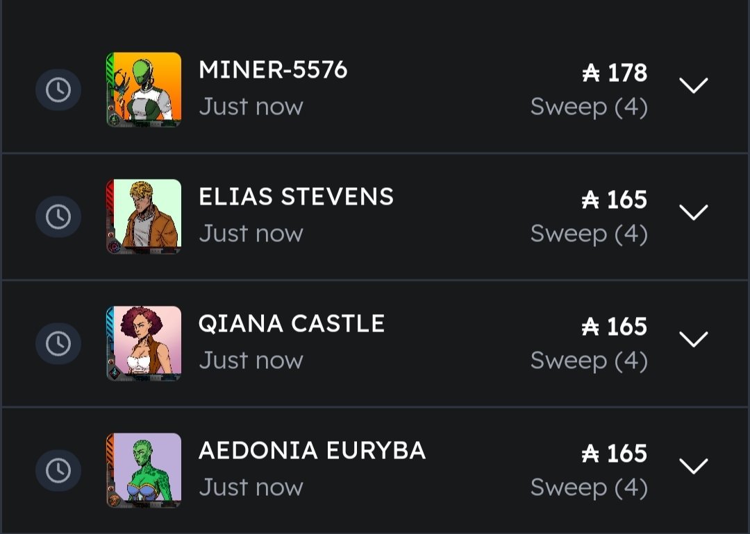 XofTony's tweet photo. I think this is the first time I use the "Sweep" feature of @jpgstoreNFT.
I now have 1 of each faction trait of @BankercoinAda. I like my squad.
Hurry up, #Bankopoly
$BANK $JPG $ADA https://t.co/u3oAUsY7ij