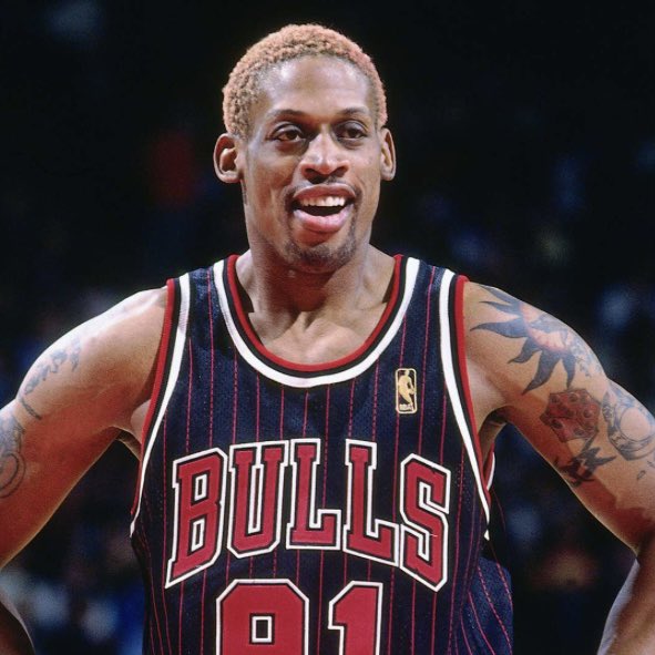 TheHoopHerald's tweet photo. “I'm hungrier than those other guys out there. Every rebound is a personal challenge.” - Dennis Rodman https://t.co/oas4jpHyt3