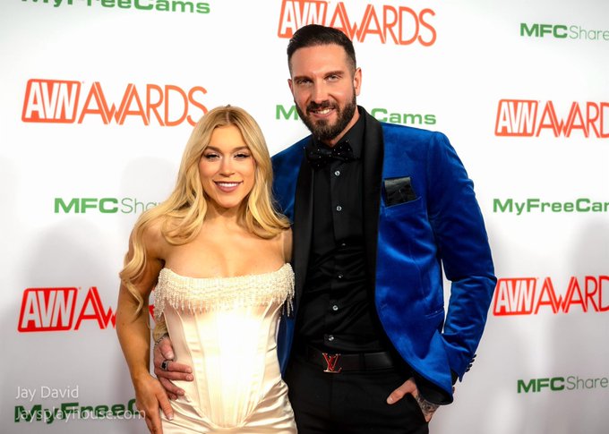 2 Brits! One carpet! #AVN Thank you for being my Beautiful date @ellebrookeuk for your First AVN!  #worldchamp<a href="/tag/avn"class="tags">#AVN</a><a href="/tag/worldchamp"class="tags"><span>#worldchamp</span></a>