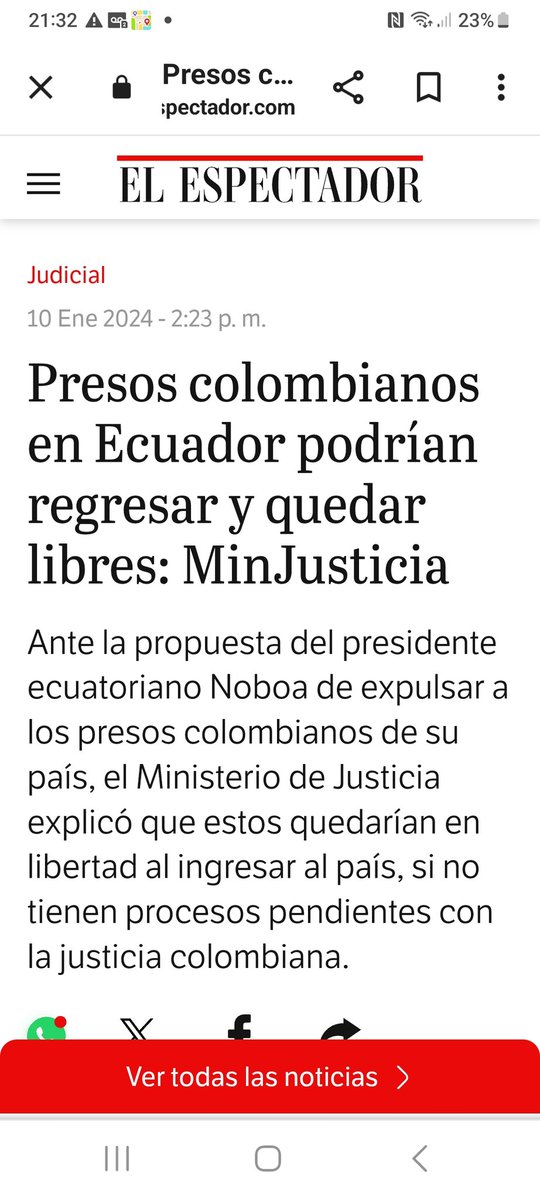 Bertolbrech's tweet photo. @EmergenciasEc Peligroso!
La mayoría de extranjeros presos en Ecuador, son colombianos. 
El M. de J. de Colombia, ya dijo que, allá, podrían quedar libres.
Y, qué creen que harán?
Regresar al Ecuador!
Y, Perú: Si Ecuador envía los 100 presos de aquí, ellos mandan los 162 ec. que ellos tienen. https://t.co/yxeUFzFQDk