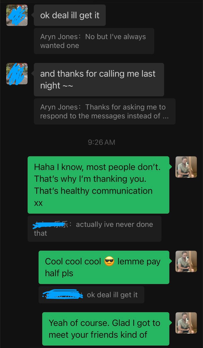 arynjones_'s tweet photo. Great example of someone communicating their insecurities clearly instead of reacting unhealthily 🧠🫶🏻 https://t.co/NTRH5EXhth