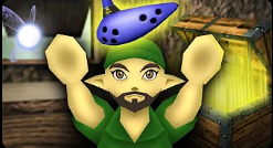 RShezmo's tweet photo. Why does this Ocarina Of Time Link thumbnail kinda looks like Deion? @SeeReax https://t.co/8JdYxS9PxO