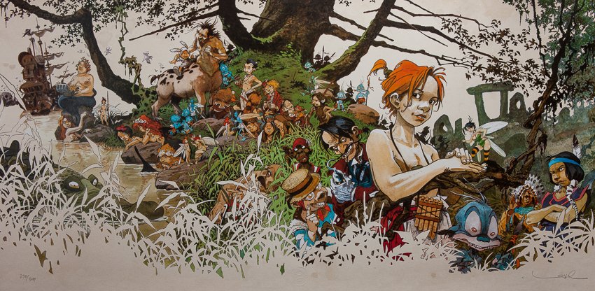 ナミ(ワンピース) ,トニートニー・チョッパー ,ウソップ 「Peter Pan by Régis Loisel 」|Benのイラスト