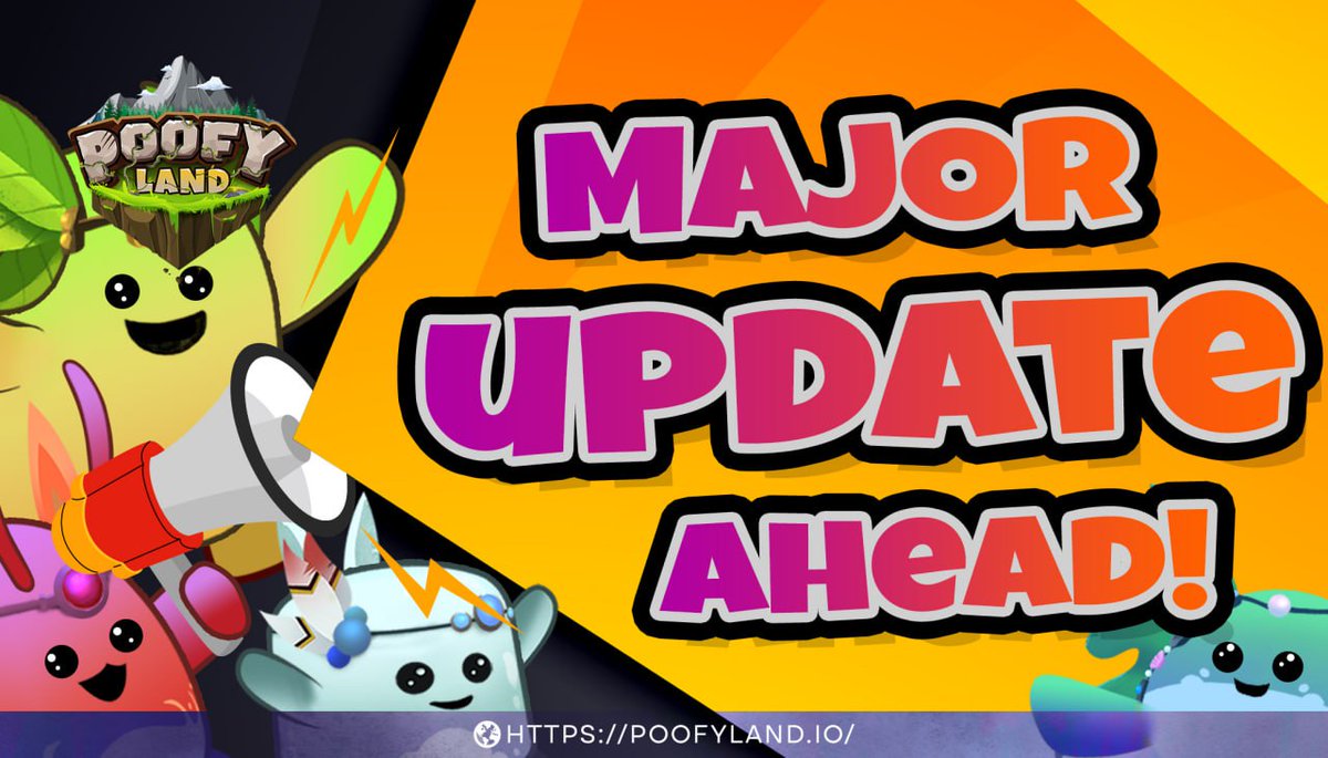 Get ready for a game-changing update in Poofyland! 

Our upcoming tokenization plan is set to revolutionize your gaming experience. Dive into the details and explore the future of Poofyland with our token system. 

Read about it here:
poofyland.io/event/explorin…