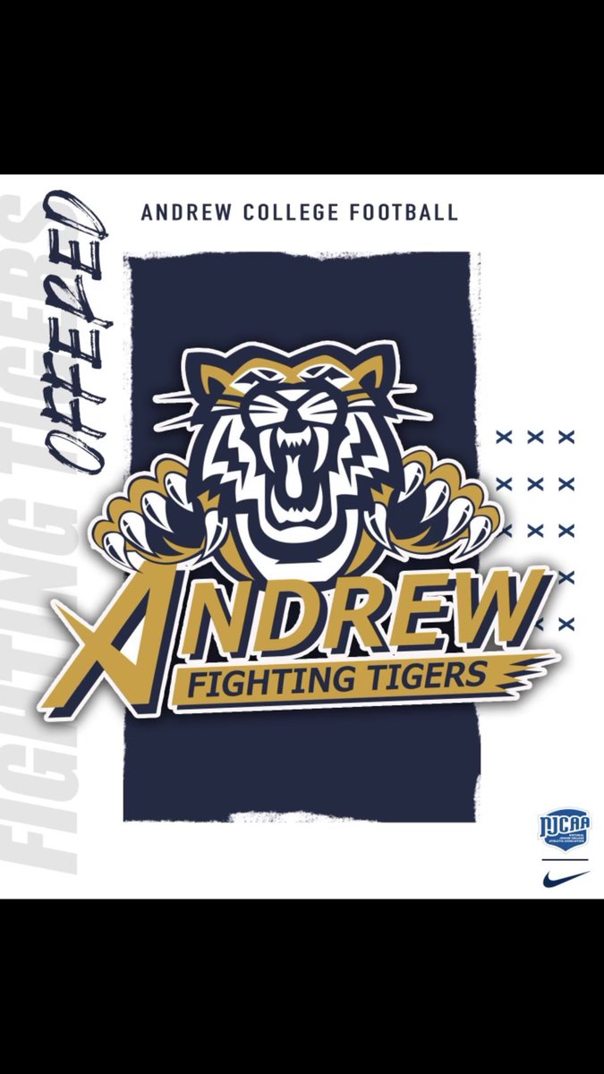 KristionDunlap's tweet photo. I am more than blessed to receive another offer from andrew college ! @h5group @WILDCATS_FTBL @Dcanes40Lucas https://t.co/iQMUXGVSdn