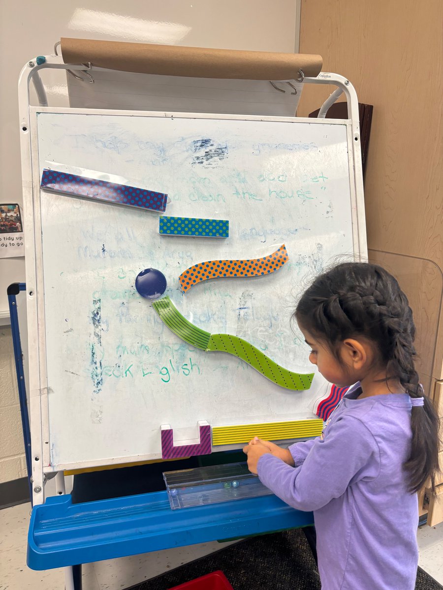 Today, we were working on creating marble runs. There were pre-set plans that students were following to create a functional marble run. @EY_uwindsor