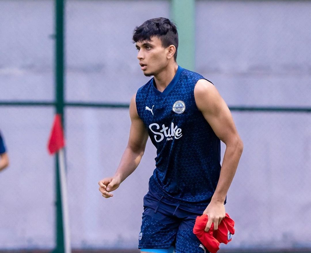 FootyIndia_'s tweet photo. 🎙️ Franklin Nazareth • "I will take both positives and negatives from this tournament (Kalinga Super Cup) which will help me grow and improve even more for the upcoming challenges." [Exclusive] https://t.co/7xQK3Icv2Q