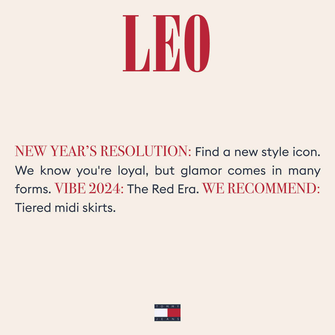 TommyHilfiger's tweet photo. Share with your #Leo friends👇 https://t.co/NsUVv2n0km