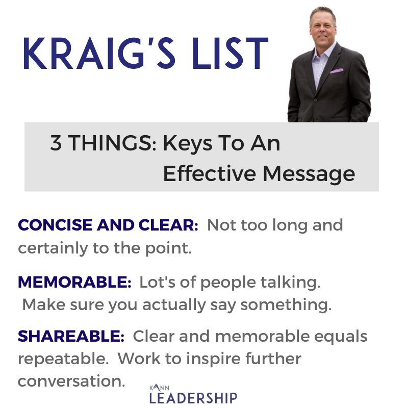 You can learn more in my book "Can You Get Our Attention?"

#communication #messaging #leadership #books