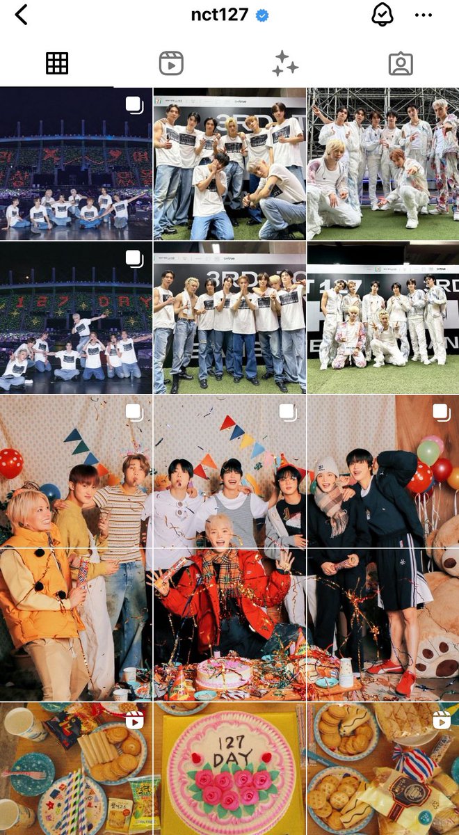 พึ่งมาสังเกตไอจี 127 ตอนนี้ 😭