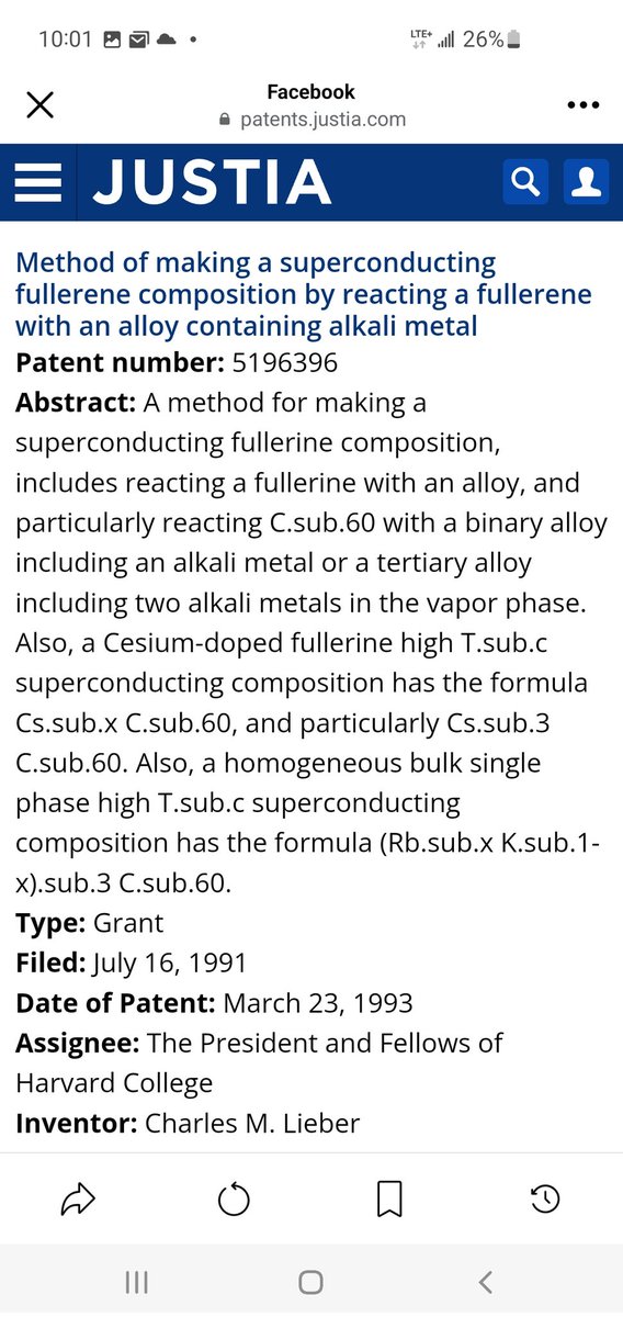 Charles Lieber is back working for the man patenting his nanosensors again. The nanosensor patents on this long list are as recent as 2023 & go as far back as the Fullerene in the 90s.
Scientists don't go to prison for their crimes. They're promoted.
patents.justia.com/inventor/charl…