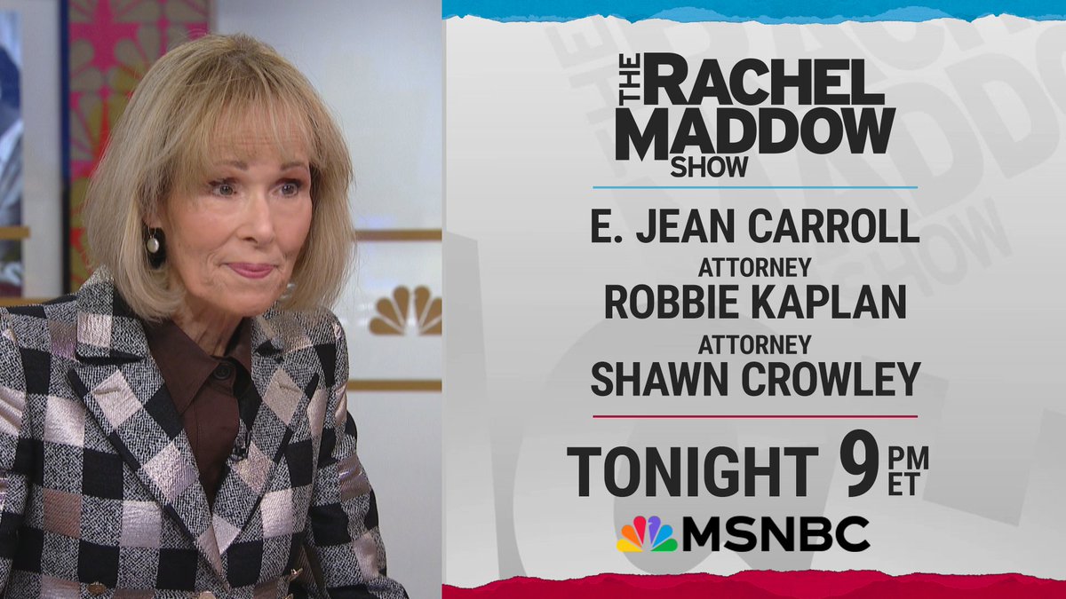 marcanthonyis70's tweet photo. @ejeancarroll E Jean and her brilliant team of female lawyers are on Rachel Maddow explaining how they brought this bully down. She was terrified going into this trial but discovered that "HE WAS NOTHING. AND SOMEONE WHO IS NEVER TO BE FEARED AGAIN!😍 https://t.co/koGbkqbhgq