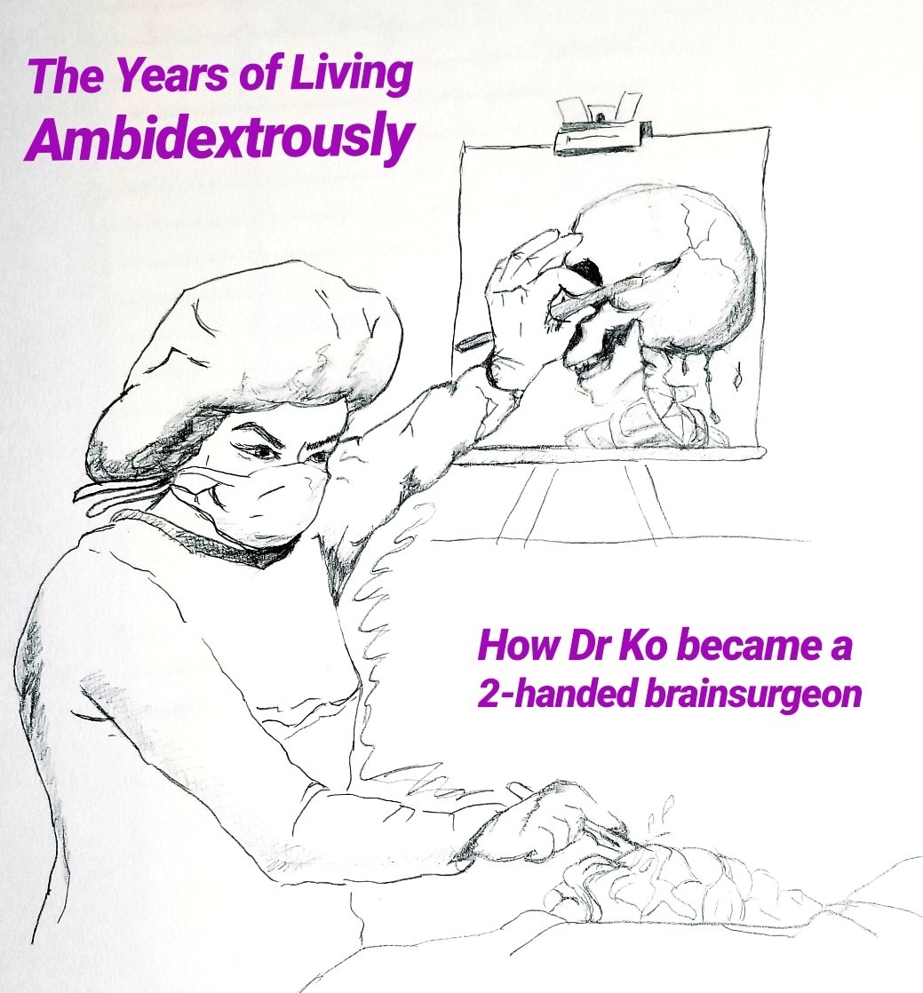 How Dr. Ko became a two handed artist... wp.me/pdxici-3z