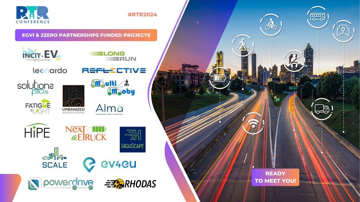 2Zeroemission's tweet image. ⏳The #RTR2024 conference is approaching fast - less than a week to go! 
Our partnership&apos;s projects 👇 are ready to showcase their results. 
How about you? Ready for the discovery?

🔗rtrconference.eu

@EUScienceInnov @HorizonEU @cinea_eu
#research #innovation #mobility