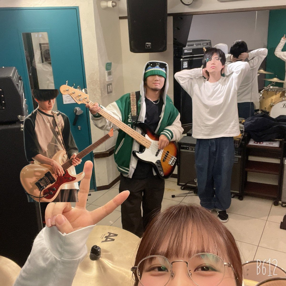 今日はスタジオでした！
新曲ねりねりしてきたよ🌞
#邦ロック
#RemRem