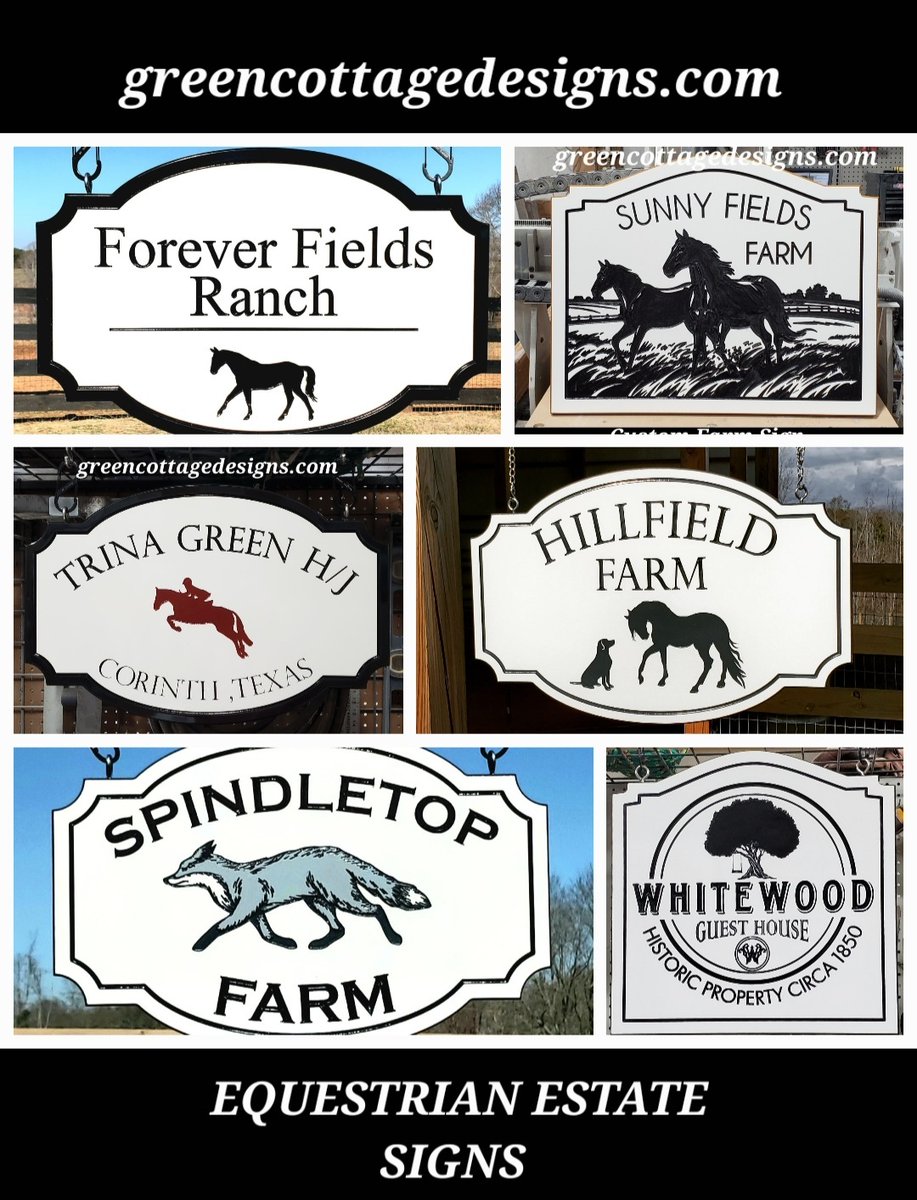 cottage_green's tweet photo. Horse Farm Signs Equestrian Property Address Sign Historic Farmhouse Circa Year Signs Polo Fox Club Signs by https://t.co/mxWEx0l0jL #AikenSCPolo #OcalaHorses #saratogafarms #HudsonValley #HorsetrainerSign #SunnyFields https://t.co/0rirZ39R66