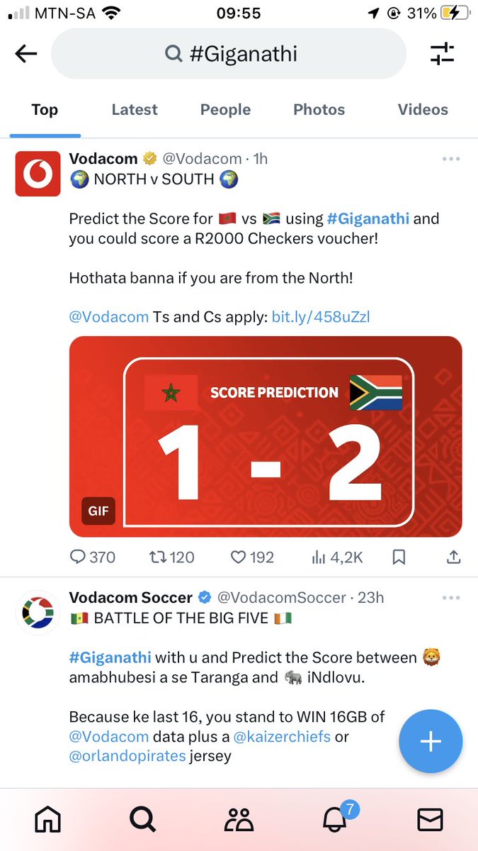 Rethabile_Frank's tweet photo. @Vodacom #Giganathi 
✌🏾🇿🇦🇿🇦🇿🇦🇿🇦🇿🇦🇿🇦🇿🇦 https://t.co/bDDOaEk80O