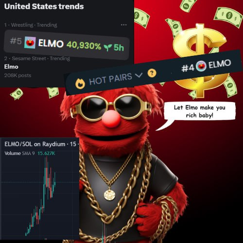 Sky_Solana's tweet photo. @Elmocoinsolana I'm fired up for spaces

#Elmo #ElmoCoin #Solana https://t.co/ndO5dmQPpo