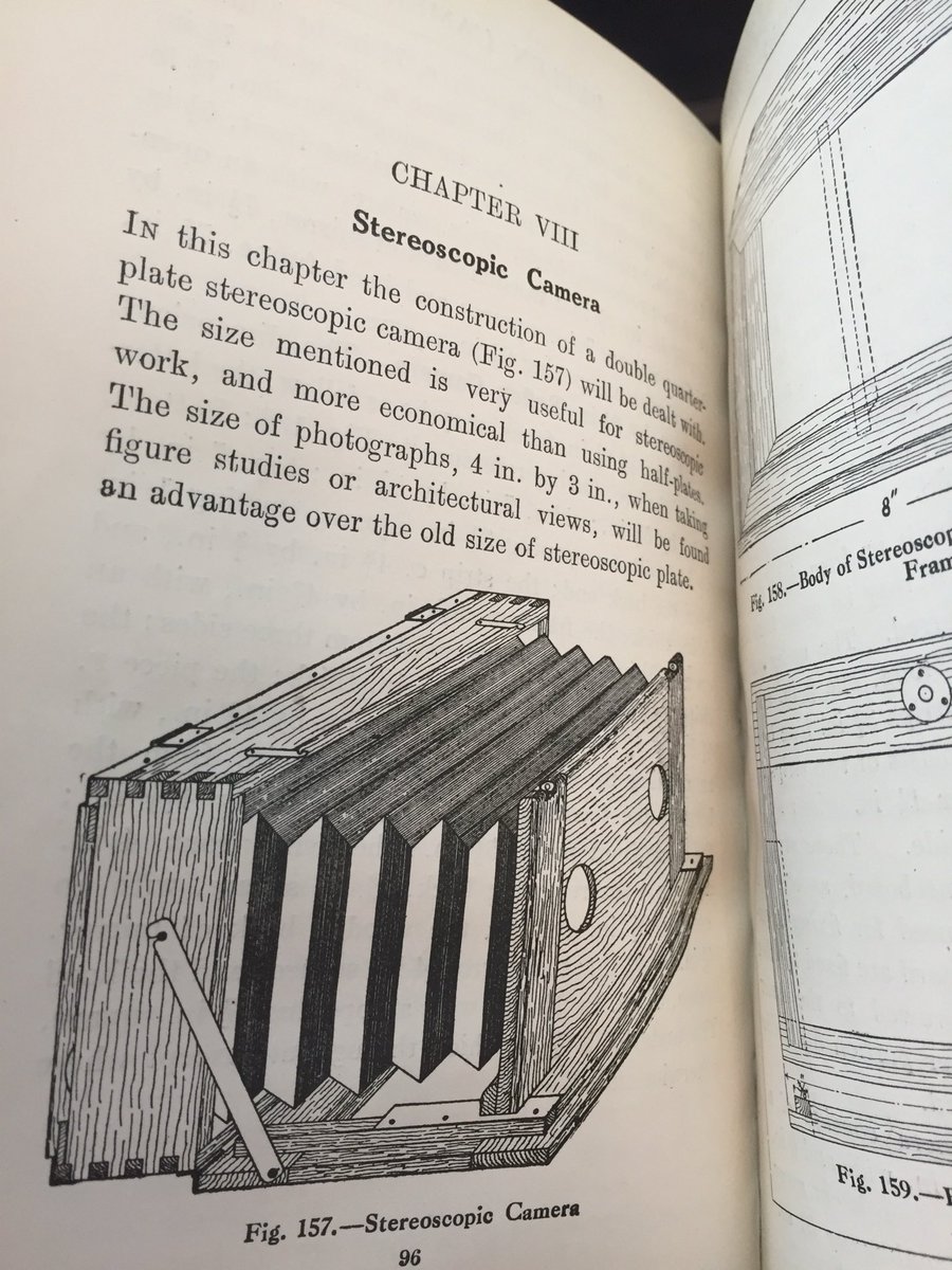 @RealPreCinema @internetarchive How very satisfying to Make Your Own Stereoscopic Camera! 📷 Books at @StillsEdinburgh wonderful library. May I suggest a little straight grain sustainable mahogany? And make friends with your local brass maker and optometrist for the fine clasps and hand engineered lenses!