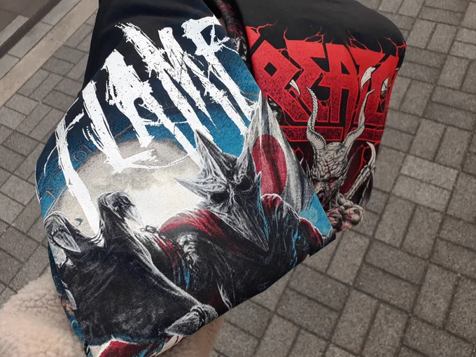 IN FLAMES × KREATOR! きた! グッズも買った! 個人的にIN FLAMESは14年ぶり。 KREATORは初。 楽しみッ