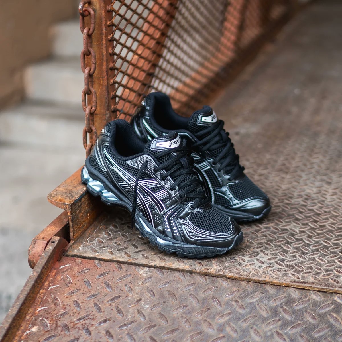 ASICSアシックス GEL-KAYANO 14 Black Silver ASICS Gel-Kayano 14 Black Pure Silver Men's - 1201A019-006 - US