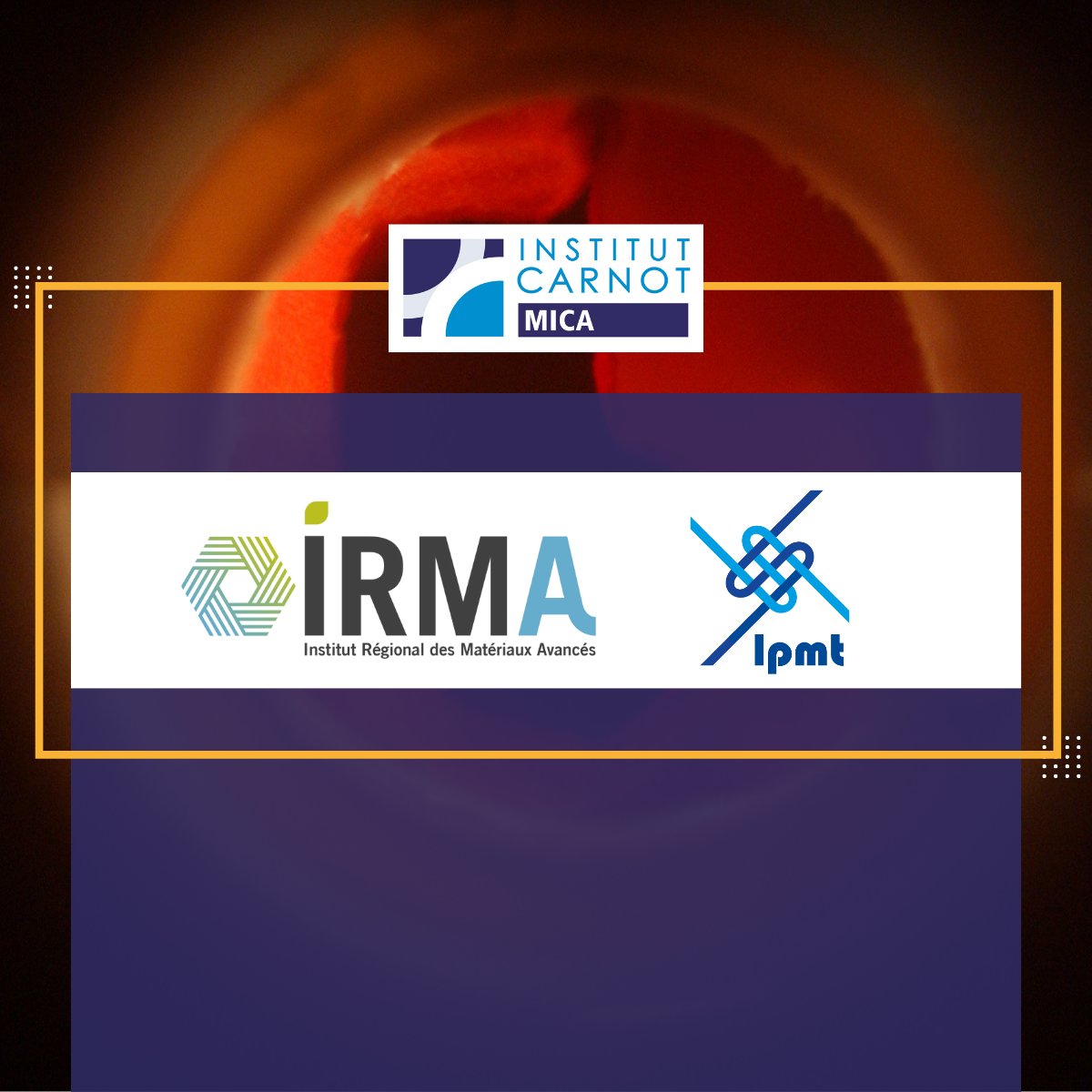 Découvrez le projet DEFI-PHA financé par le <a href="/CarnotMica/">Carnot MICA</a> qui sera mené par les chercheurs et ingénieurs de chez <a href="/IRMA_Tech/">IRMA</a> et <a href="/LPMT_mulhouse/">LPMT</a>.

L’objectif : élaborer un filament à base de PHA pour la confection de textiles biocompatibles dans le secteur du biomédical.