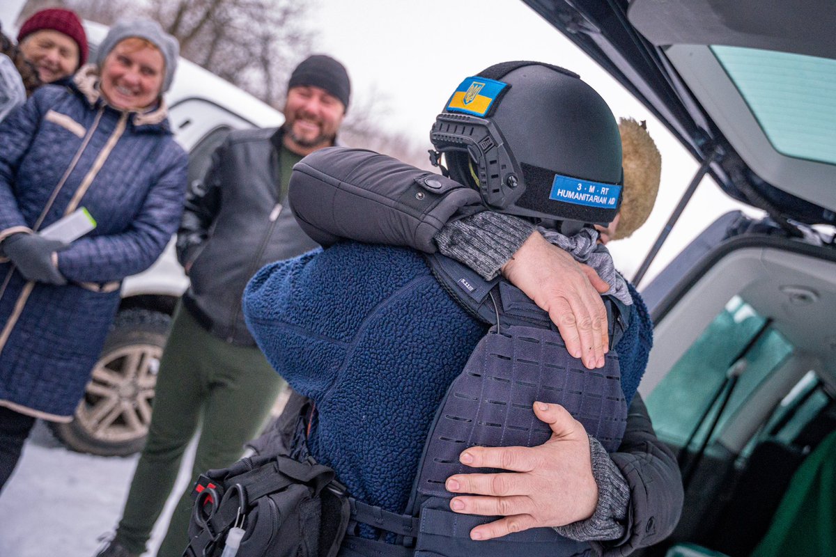 Back from a mission in #donbas #ukraine. We brought power generators, mattresses, water, food and blankets to people living in villages at the #frontline and who are mostly affected by #war.