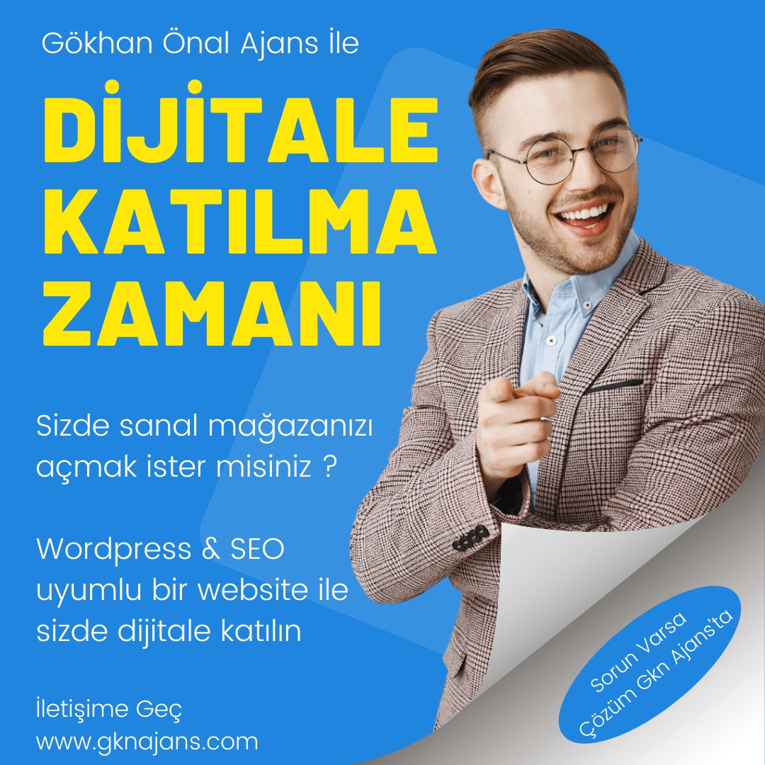 Uzun bir aradan sonra tekrar Merhaba Sizcede artık dijitale katılma zamanı gelmedi mi ? Hâlâ bir websiten yoksa Gkn Ajans ile bu sorunu çözebilirsiniz. Gkn Ajans Bir Tık Uzağınızda #PorDee #roomtoimprove #Rotterdam #izmir #Senegal