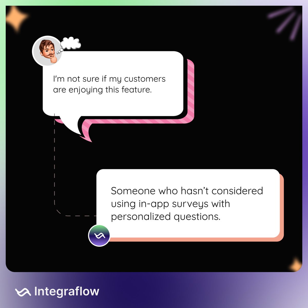 useintegraflow's tweet photo. Are you that someone π or You know that someone. Tag them in the comment π
#surveys #productmanagement #CustomerSatisfaction #usersegmentation #Analytics https://t.co/RWimZHC95D