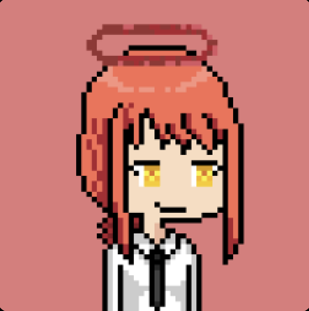 GM to all of you Makima simps 

would honestly get on my kneepads for her anytime 🫡