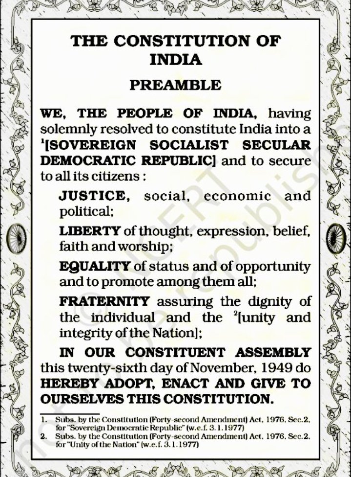 Abhshek_Shinde's tweet photo. @kkuruganti @ramanmann1974 @nramind @tmkrishna @pbhushan1 @sanjayuvacha
#Preamble #SaveConstitutionOfIndia
#JanaGanaMana https://t.co/SjOx5GqF1b