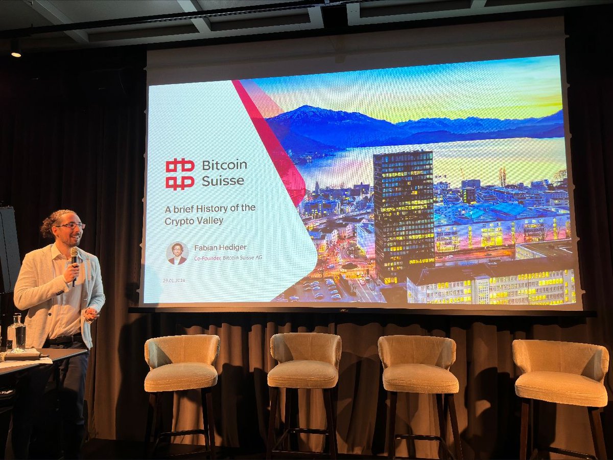 Yesterday I gave a speech on the history of the Crypto Valley at an event organized by Inacta Ventures to celebrate 10 years of crypto valley!   
I'm always excited to tell the stories from the first bitcoin meetup in 2011, to the founding of the first company in Switzerland in