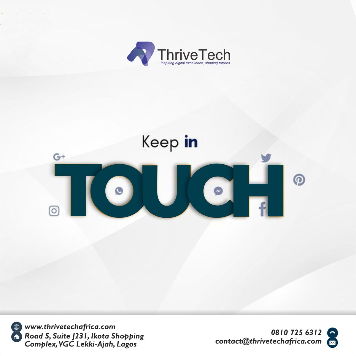 VeriaTech's tweet image. There is no question that social media has a profound impact on the way global communities and organizations interact with each other. Understanding social media’s advantages can help you structure your online activities beneficially. 

Let&apos;s help you stay in touch
#thrivetech