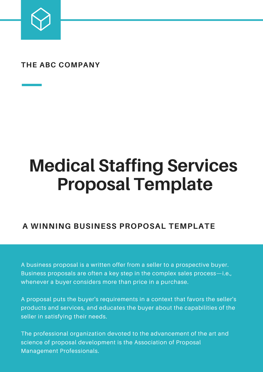 Medical Staffing Services Proposal Template Don’t start from scratch again by writing paragraphs almost every proposal needs. rfply.com/medical-staffi… #MedicalStaffingServicesProposalTemplate #ProposalTemplate #MedicalStaffingServices