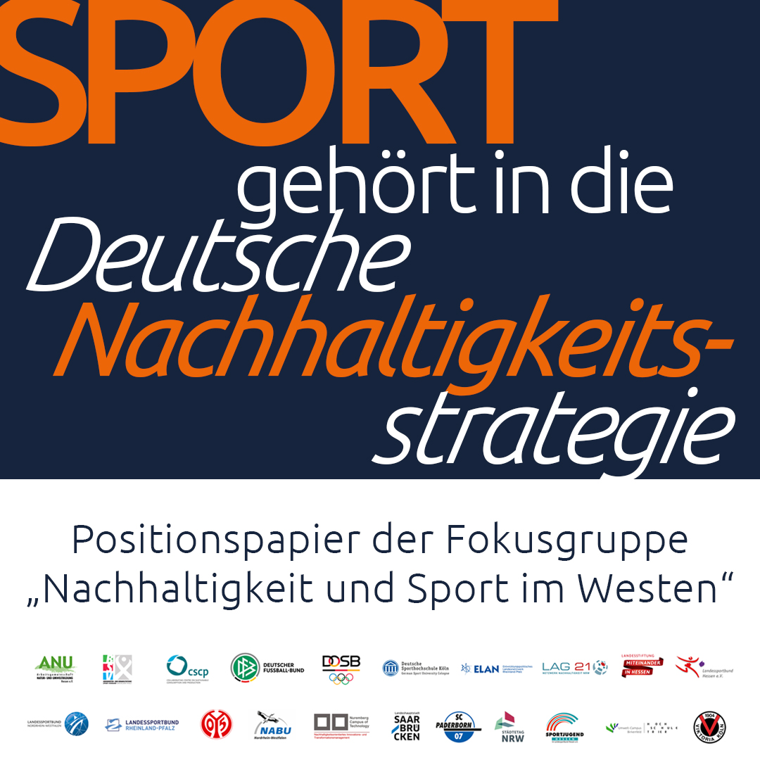 Der #Sport kann für #Nachhaltigkeit viel bewegen - dafür braucht es aber mehr Rückenwind aus der Politik &amp; eine Verankerung in der Dt. #Nachhaltigkeitsstrategie! Dazu positionieren sich 21 Expert*innen aus Sport + Nachhaltigkeit. Ganzes Dokument hier: lag21.de/aktuelles/deta…