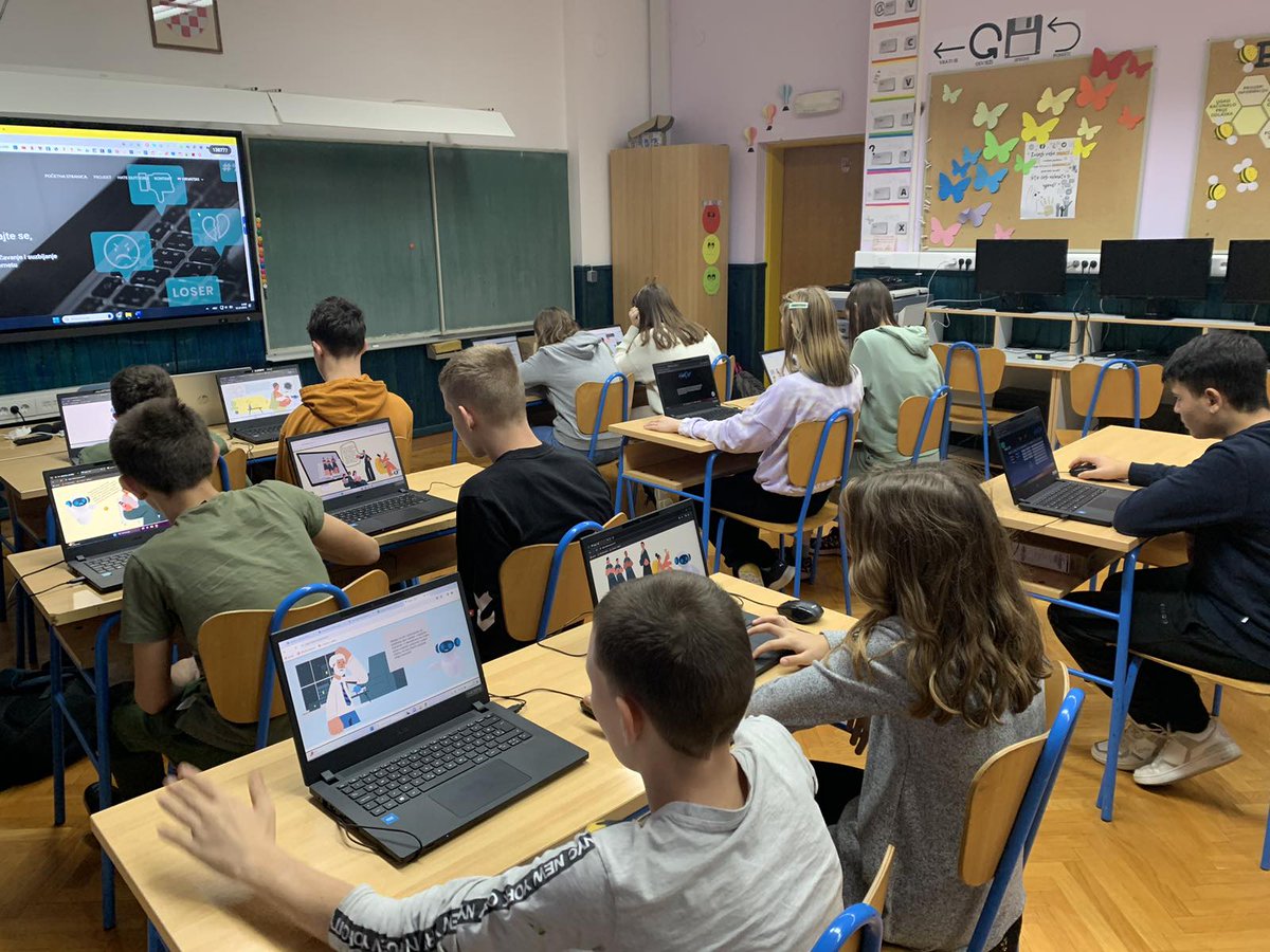 LEADOnlineEU's tweet photo. 🎮 The Popovac Elementary School at National Hate Out Game Days! Exploring the Hate Out! Game, students became community builders, handling real hate speech scenarios. 👏🌍
#counteringhatespeech #hatespeech #counteringhatespeech #hatespeechonline https://t.co/HIQLvgodlR