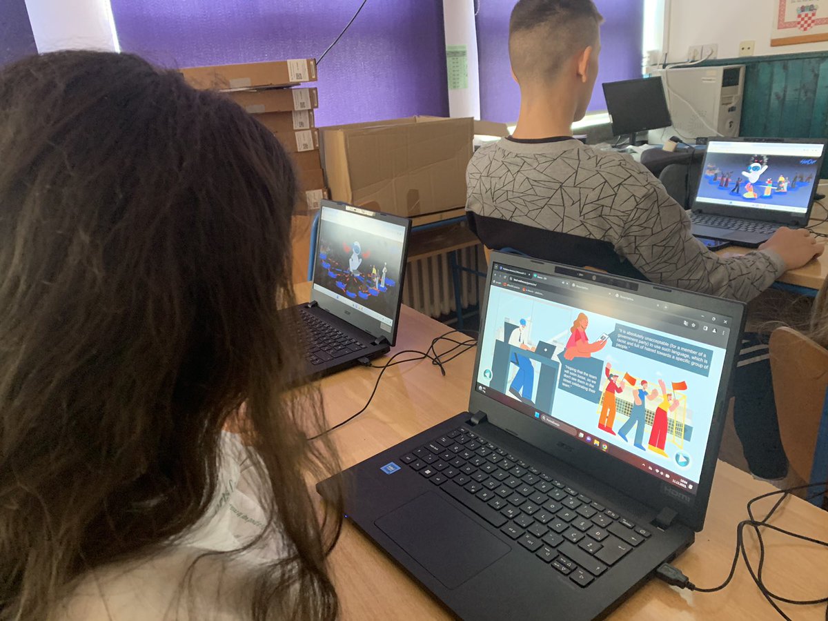 LEADOnlineEU's tweet photo. 🎮 The Popovac Elementary School at National Hate Out Game Days! Exploring the Hate Out! Game, students became community builders, handling real hate speech scenarios. 👏🌍
#counteringhatespeech #hatespeech #counteringhatespeech #hatespeechonline https://t.co/HIQLvgodlR