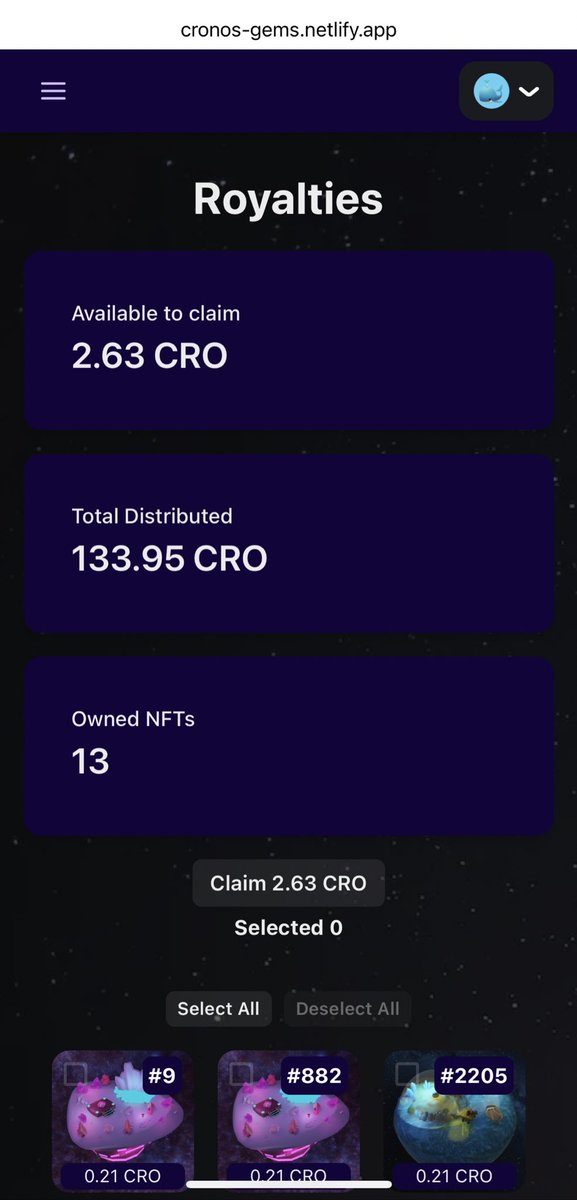 Minted some <a href="/TheCronosGems/">CronosGems - Minting Now</a> Land only 3333 supply! 65 #Cro each or 140 Fortune.

Instant claimable royalties and a nice looking roadmap for the #gamers 

Any project that supports <a href="/cronosapp/"></a> and <a href="/EbisusBay/">Ebisu's Bay | GameFi - NFT Market - DEX</a> is worth DYOR.

Not financial advice. Just sharing ❤️