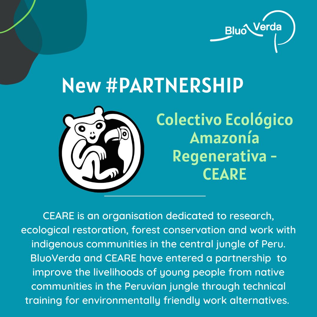 We are proud of this partnership new with #CEARE - Colectivo ecológico Amazonía regenerativa - for Sustainable Development and Nature Conservation in Latin America 🌎🤝
We look forward to this collaboration and to working with this amazing team! #SDG17