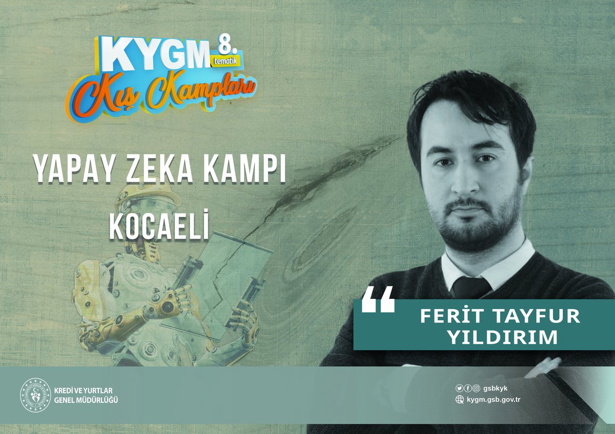 Yapay Zeka Kampında HAVELSAN'dan uzman isimler sahnede! Dr. Arif Furkan Mendi ile yerli ve milli yapay zeka çalışmalarını, Ferit Tayfur Yıldırım ise savunma sanayisinde yapay zeka uygulamalarını gençlere anlatıyor. 🛰️

#GSBYurtlarıKampta