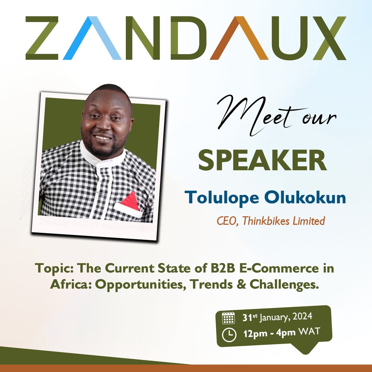 Are you excited for the upcoming Nigeria Grand Launch? 😀

Use the links below to be part of the discussion and tune in to watch one of our expert panelists, Olukokun Tolulope address the opportunities and challenges that can be found in the B2B Commerce sector in Africa.